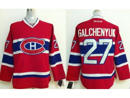 Montreal Canadiens 27 Alex Galchenyuk Red NHL Hockey Jerseys