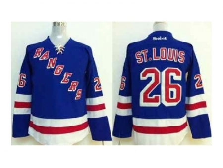 NHL Jerseys New York Rangers #26 St.Louis blue[2014 new stadium]