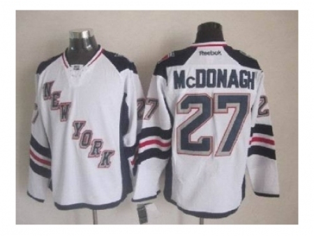 NHL Jerseys New York Rangers #27 Mcdonagh white[2014 new stadium