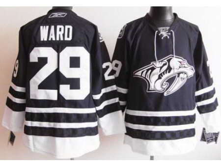 Nashville Predators 29 Joel Ward Blue NHL Jerseys