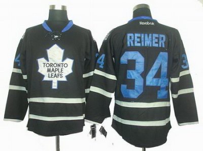 Toronto Maple Leafs #34 James Reimer black ice jerseys