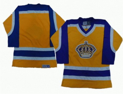 Los Angeles Kings Blank yellow purple jersey