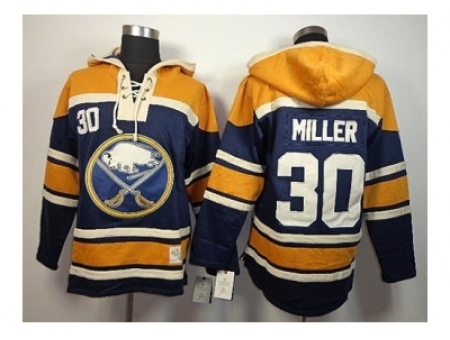 NHL Jerseys Buffalo Sabres #30 Miller blue-yellow[pullover hooded sweatshirt]