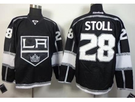 Los Angeles Kings #28 Jarret Stoll Black Home Stitched NHL Jersey