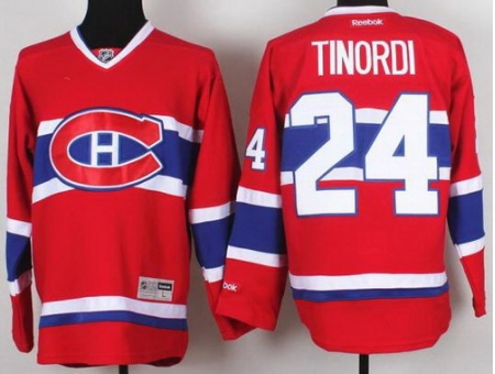 Montreal Canadiens 24 Jarred Tinordi Red NHL Hockey Jerseys