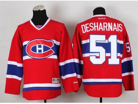 Montreal Canadiens #51 David Desharnais Red New CH Stitched NHL