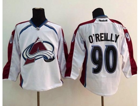 Colorado Avalanche #90 Ryan O'Reilly White Stitched NHL Jersey