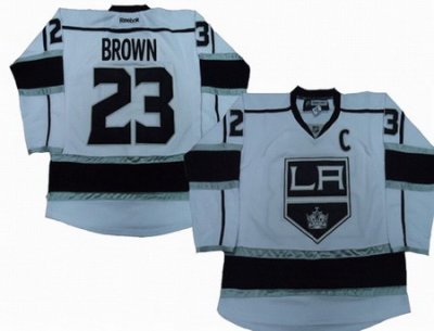 Los Angeles Kings #23 Dustin Brown white Jersey