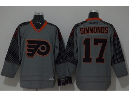 NHL Philadelphia Flyers #17 Wayne Simmonds Charcoal Cross Check Fashion jerseys