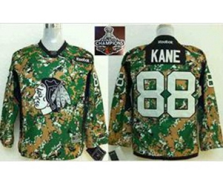 youth nhl jerseys chicago blackhawks #88 kane camo[2015 Stanley cup champions]