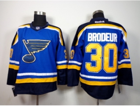 NHL St.Louis Blues #30 Brodeur blue jerseys