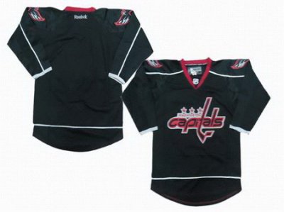 Washington Capitals blank black jerseys