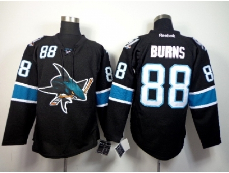 NHL San Jose Sharks #88 burns black jerseys(2014 new)