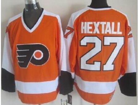 Philadelphia Flyers 27 Ron Hextall Orange NHL Jerseys