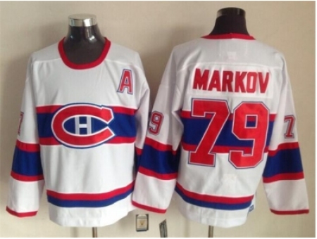 NHL montreal canadiens #79 Markov white jerseys[2015 winter classic]