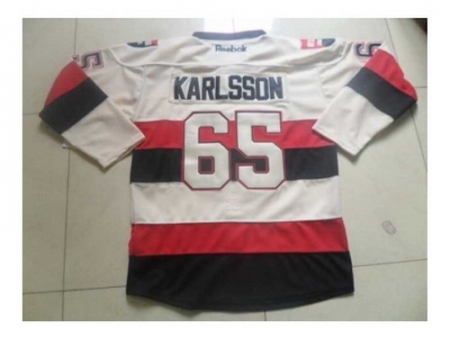 NHL Jerseys Ottawa Senators #65 Karlsson Cream Heritage Classic[2013 new]