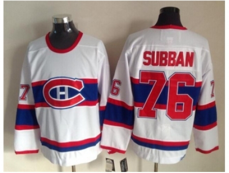 NHL montreal canadiens #76 PK Subban white jerseys[2015 winter classic]