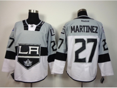 NHL Los Angeles Kings #27 Martinez stadium white-grey jerseys