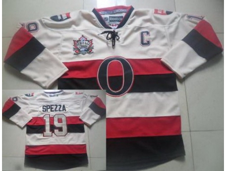 Ottawa Senators 19 Jason Spezza Cream Heritage Classic NHL Jerseys