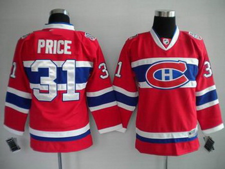 Youth Jerseys Montreal Canadiens 31 PRICE red