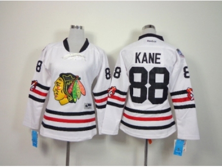 NHL Women chicago blackhawks #88 Patrick Kane white jerseys(2015 new classic)