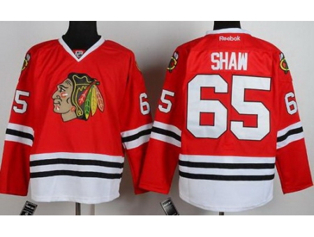 Chicago Blackhawks 65 Andrew Shaw Red NHL Jerseys