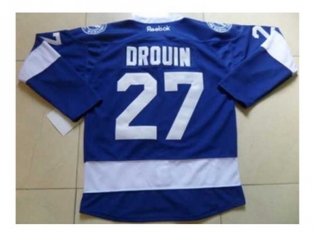 NHL Jerseys Tampa Bay Lightning #27 Drouin Blue Jerseys