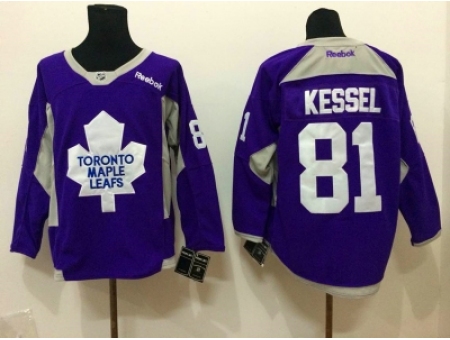 NHL Toronto Maple Leafs #81 Phil Kessel purple Jerseys