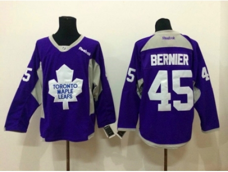 NHL Toronto Maple Leafs #45 bernier purple Jerseys