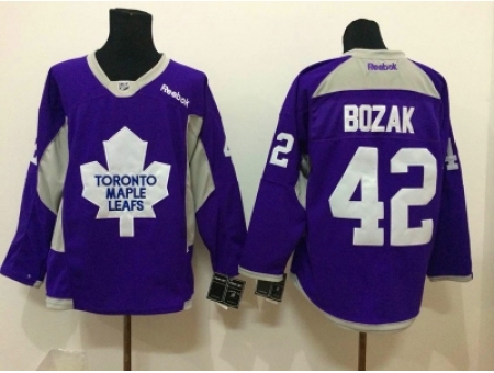 NHL Toronto Maple Leafs #42 bozak purple Jerseys