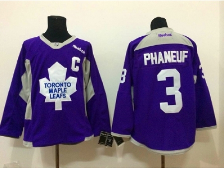 NHL Toronto Maple Leafs #3 phaneuf purple Jerseys