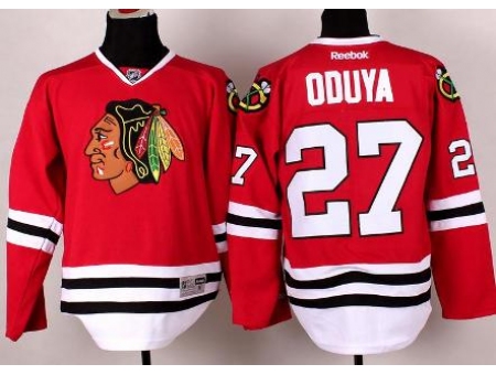 Chicago Blackhawks 27 Johnny Oduya Red Hockey NHL Jerseys