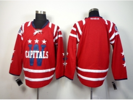 NHL Washington Capitals Blank Red Stitched Jerseys(2015 Winter Classic)