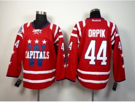 NHL Washington Capitals #44 Brooks Orpik Red Stitched Jerseys(2015 Winter Classic)