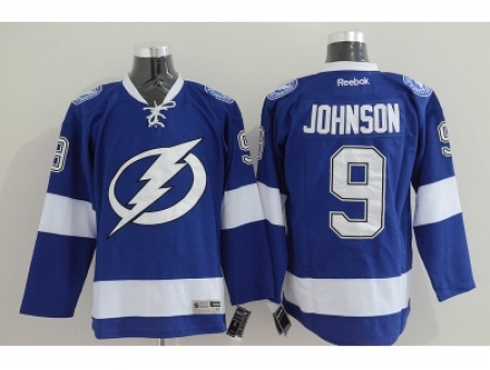 NHL tampa bay lightning #9 Johnson blue jerseys new