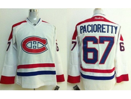 Montreal Canadiens 67 Max Pacioretty White NHL Hockey Jerseys