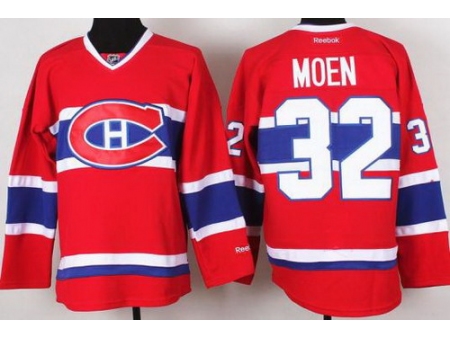 Montreal Canadiens 32 Travis Moen Red NHL Hockey Jerseys