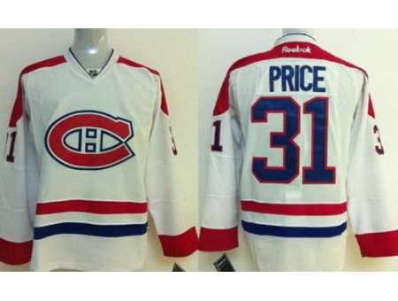 Montreal Canadiens 31 Carey Price White NHL Hockey Jerseys