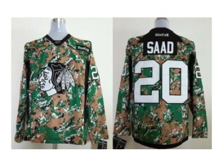 NHL Jerseys Chicago Blackhawks #20 Saad camo