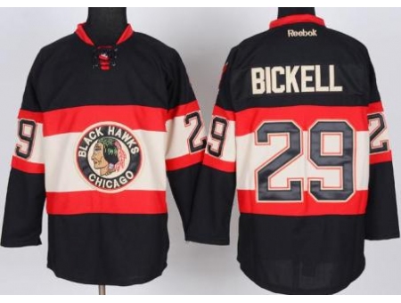 Chicago Blackhawks 29 Bryan Bickell Black NHL Jerseys