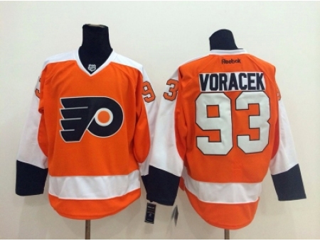 NHL philadelphia flyers #93 voracek orange-white jerseys