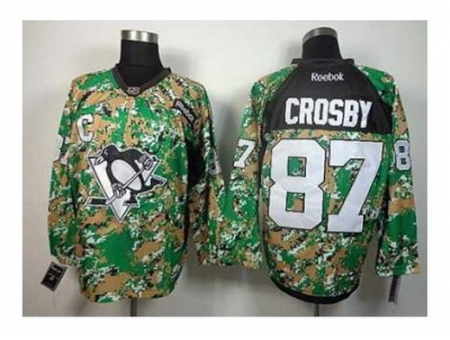 NHL Jerseys Pittsburgh Penguins #87 Crosby camo-1[patch C]