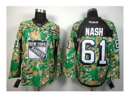 NHL Jerseys New York Rangers #61 Nash camo