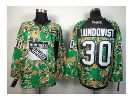 NHL Jerseys New York Rangers #30 Lundovist camo