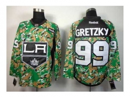 NHL Jerseys Los Angeles Kings #99 Gretzky camo[patch C]