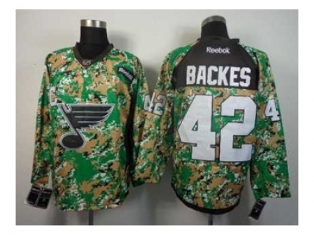 NHL Jerseys St. Louis Blues #42 Backes Camo Jerseys