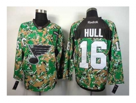 NHL Jerseys St. Louis Blues #16 Hull Camo Jerseys[patch C]