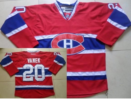 Montreal Canadiens #20 Thomas Vanek Red CH NHL Jersey