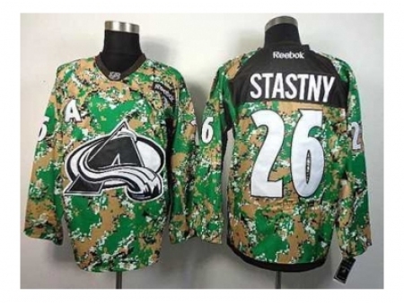 NHL Jerseys Colorado Avalanche #26 Stastny Camo Jerseyso[patch A]