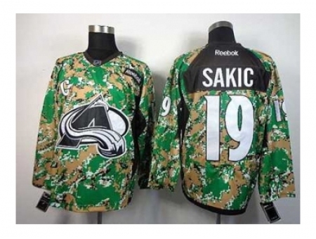 NHL Jerseys Colorado Avalanche #19 Sakic Camo Jerseys[patch C]